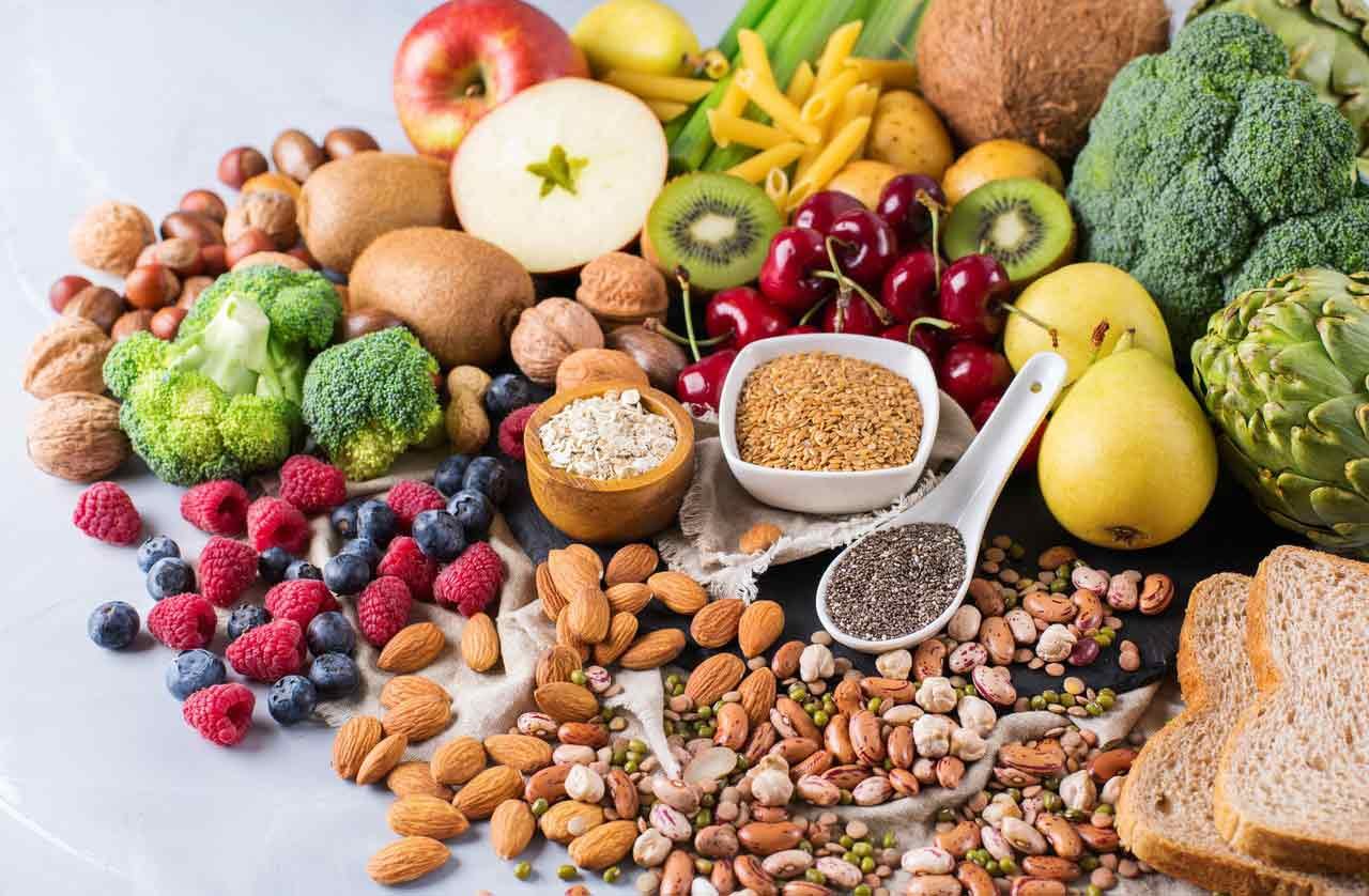 Obst, Gemüse, Nüsse
